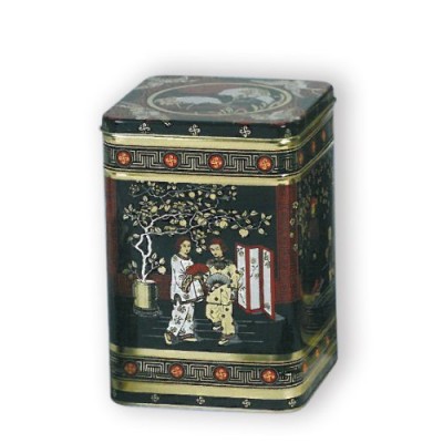 Buzz Boîte à thé en métal Style japonais classique Hauteur 14 5 cm Capacité 1 4 kg - B002YY00FA